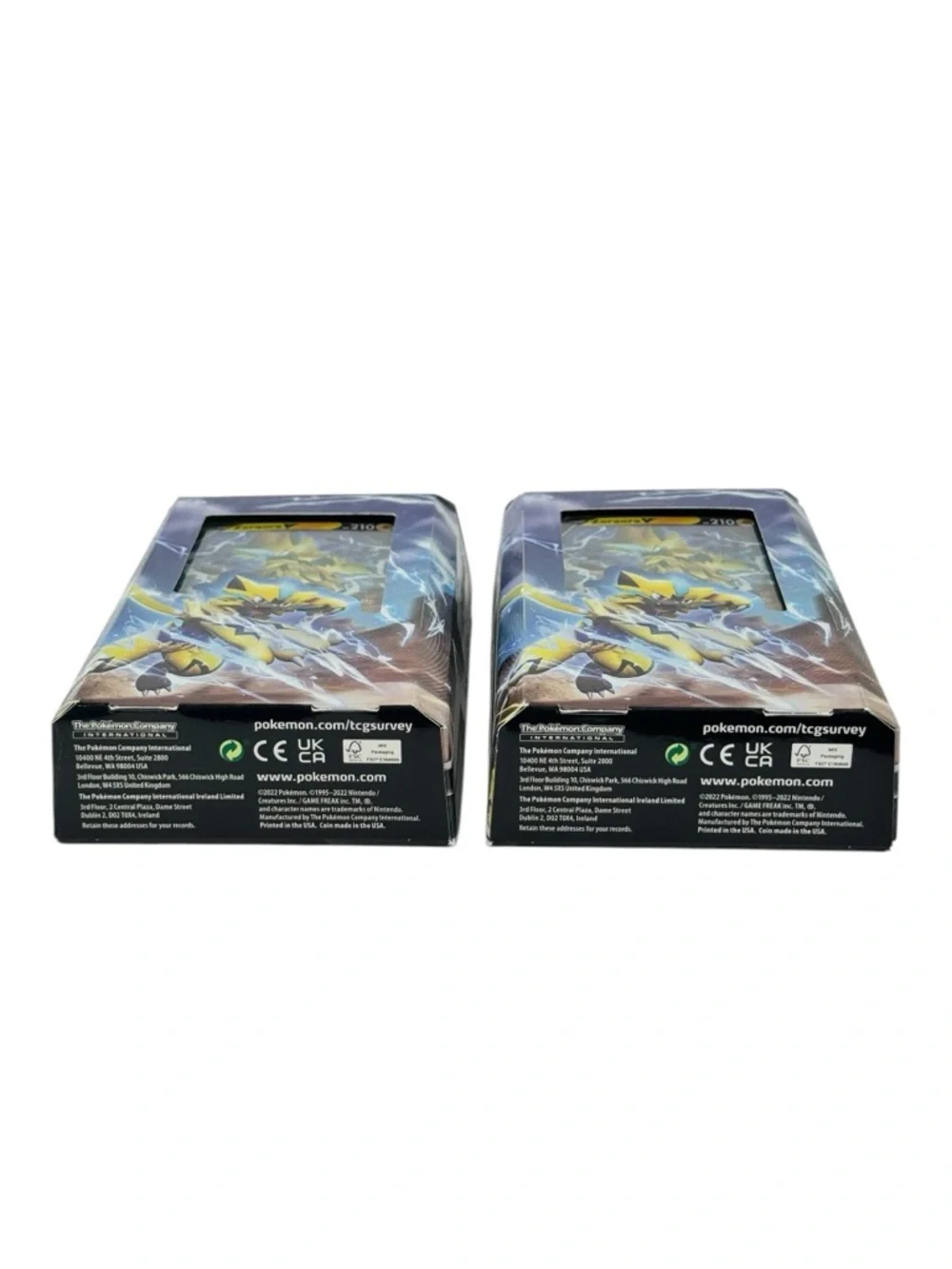Pokemon TCG Zeraora V Battle Deck Sealed Lot of 2 Boxes New Factory Sealed